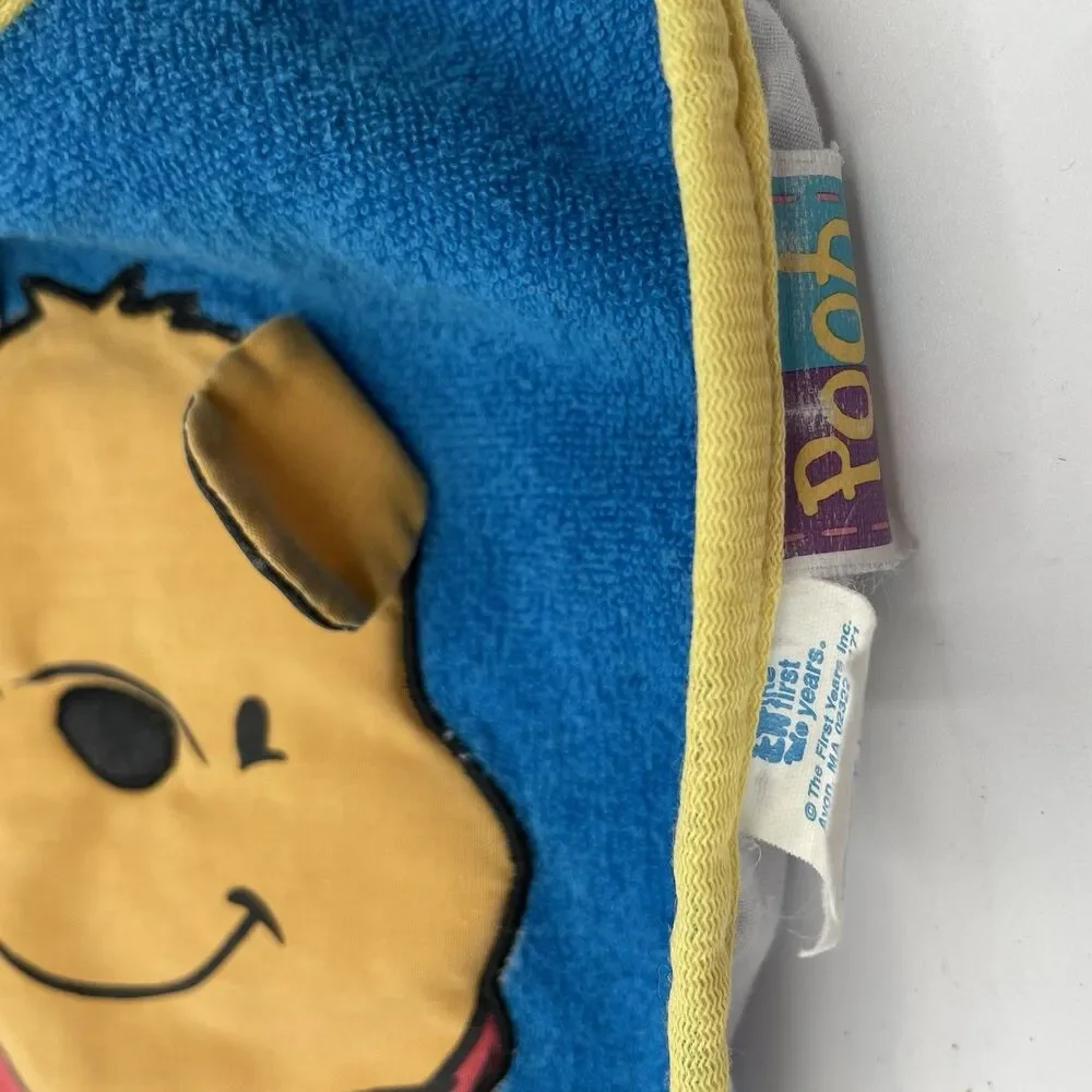Vintage Winnie the Pooh Disney Baby Bib 3D 90’s Kidcore Terry Cloth Y2K Unisex